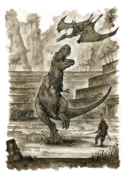Unas cuantas ilustraciones dinosaurianas... (CVII)