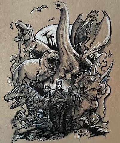 Unas cuantas ilustraciones dinosaurianas... (CVII)