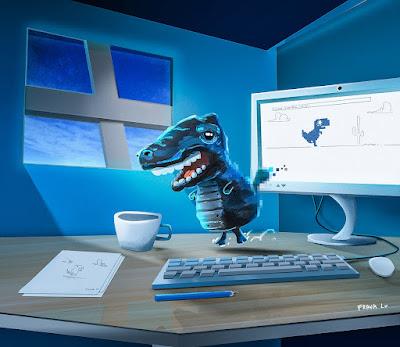 Unas cuantas ilustraciones dinosaurianas... (CVII)