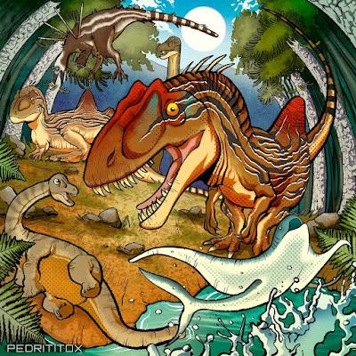 Unas cuantas ilustraciones dinosaurianas... (CVII)
