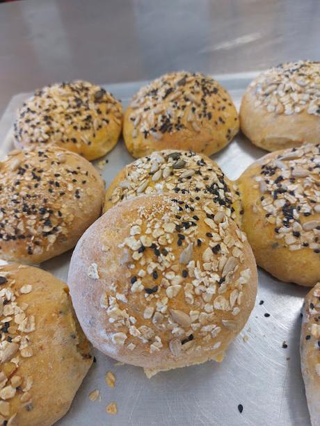 PANECILLOS DE ZANAHORIA, SEMILLAS Y COPOS DE AVENA