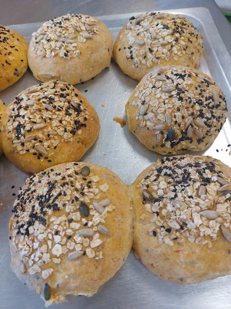 PANECILLOS DE ZANAHORIA, SEMILLAS Y COPOS DE AVENA