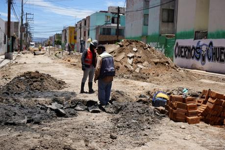 Rehabilitación de la calle 70 en Villa de Pozos registra un avance del 85 por ciento Rehabilitación de la calle 70 en Villa de Pozos registra un avance del 85 por ciento
