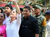 Supervisan entrega apoyos labores limpieza Tamazunchale tras inundaciones