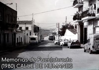 Calle de Humanes en 1980