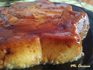 FLAN DE HUEVO CON MANGO