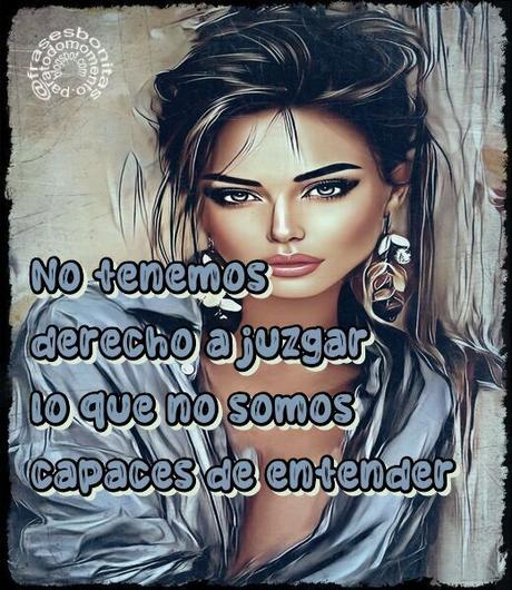No tenemos derecho a juzgar lo que no somos capaces de entender. -(Rubinstein)