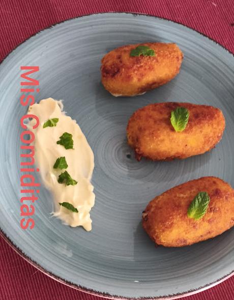 CROQUETAS DE JAMÓN AL ESTILO DE ENCARNITA CROQUETAS DE JAMÓN AL ESTILO DE ENCARNITA