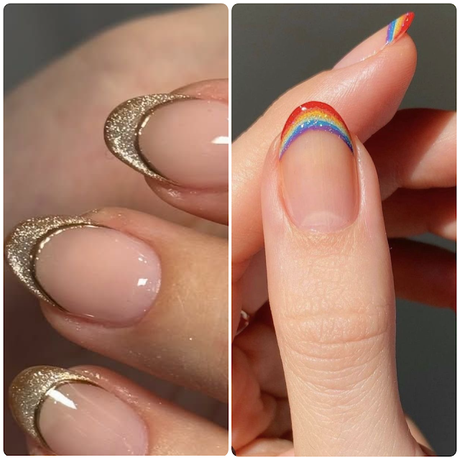 floating French nails: la manicura nail art minimalista y viral del 2025. Descubrí ideas para lucir uñas elegantes y modernas.