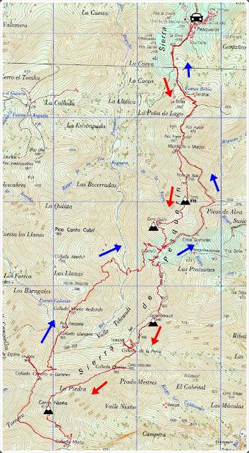 Pesquerín-Picu Torre-Picu Tebrandi-Niañu-Picu la Escoba