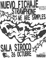 Concierto de Nuevo Fichaje, Strawphone y We Are Samples en Sala Siroco