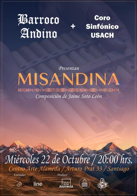 Barroco Andino presenta MISANDINA junto al Coro Sinfónico USACH Barroco Andino presenta MISANDINA junto al Coro Sinfónico USACH