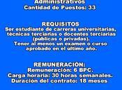 Becarios-as Auxiliares Administrativos