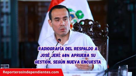 José Jerí obtiene 68% de respaldo ciudadano, según encuesta presentada por Mónica Delta