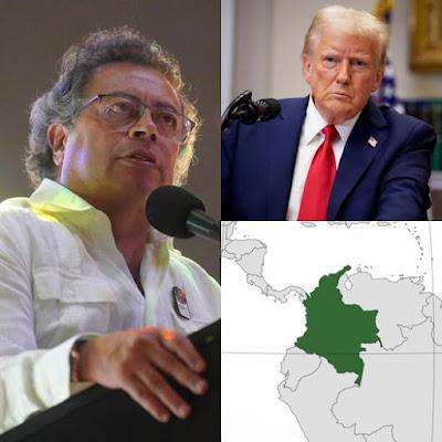 El Presidente de Colombia, Gustavus Petro, responde a Trump, acusándole de grosero e ignorante sobre su país.