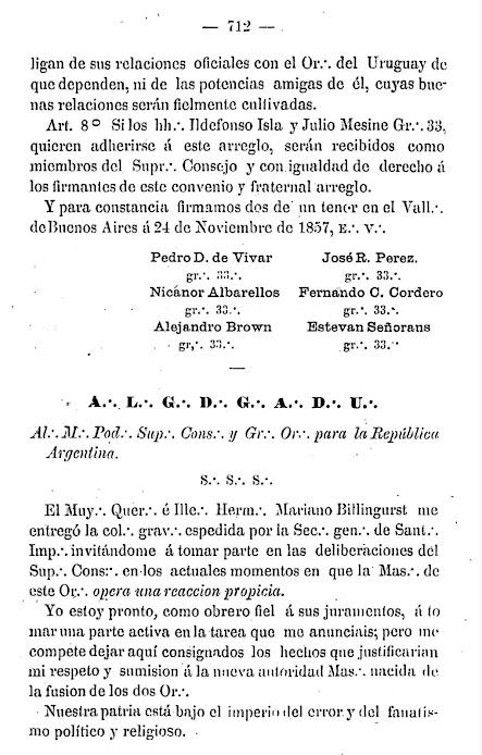 Cartas fundacionales de la masonería argentina 1857-1858. Documentos críticos