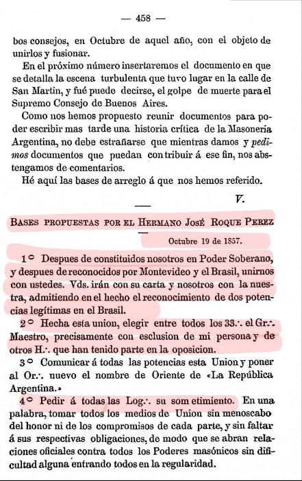 Cartas fundacionales de la masonería argentina 1857-1858. Documentos críticos