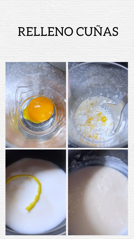 Cuñas de crema y chocolate ligeras