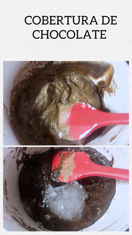 Cuñas de crema y chocolate ligeras