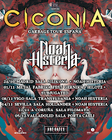 Conciertos de Ciconia en 2025 presentando Synaesthetic Garbage,
