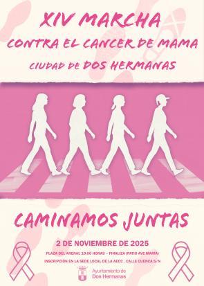 La «marea rosa» contra el cáncer de mama recorrerá Dos Hermanas el próximo 2 de noviembre