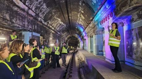 abre al público por primera vez la 'estación fantasma' de Correos