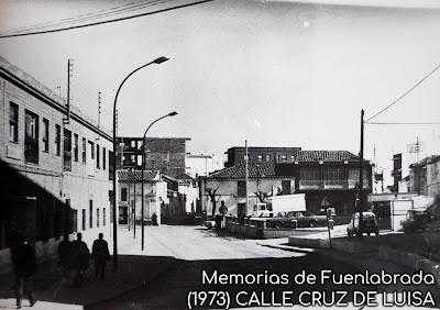 Calle Cruz de Luisa en 1973 Calle Cruz de Luisa en 1973