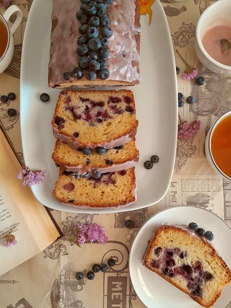 Bizcocho de arándanos