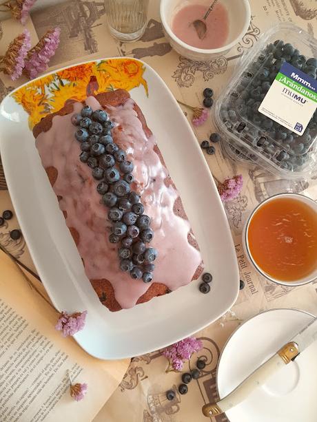 Bizcocho de arándanos