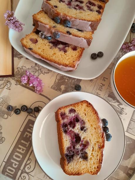 Bizcocho de arándanos