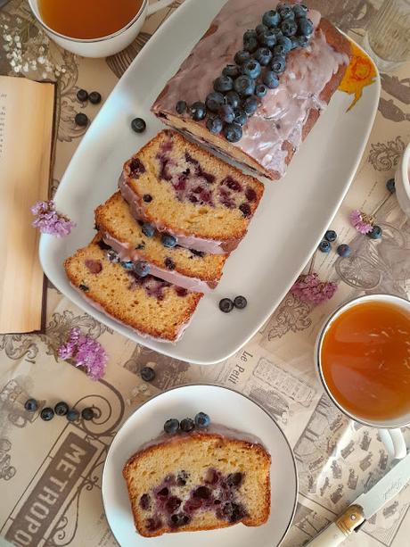 Bizcocho de arándanos