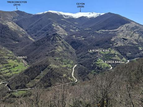 Campomanes-Erías-Fresneo-El Curuḷḷu Braña