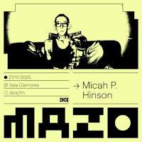 Doble concierto de Micah P. Hinson en Clamores de la mano de Mazo