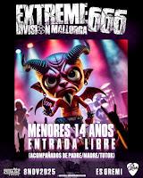 Cartel del Extreme Division Mallorca 2025 en Es Gremi el día 8/11