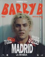 Doble concierto de Barry B en La Riviera de la mano de Vibra Mahou y Mazo