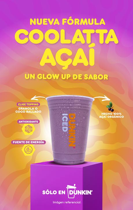 Dunkin’ relanza su Coolatta de Açaí, una receta creada junto a sus fans