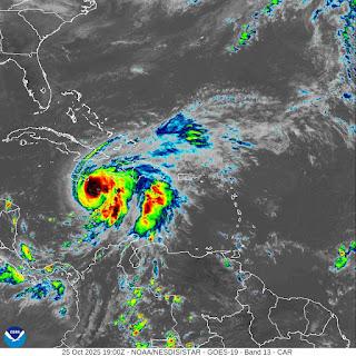La Española puede ser impactada directamente por huracán Melissa. La Española puede ser impactada directamente por huracán Melissa.