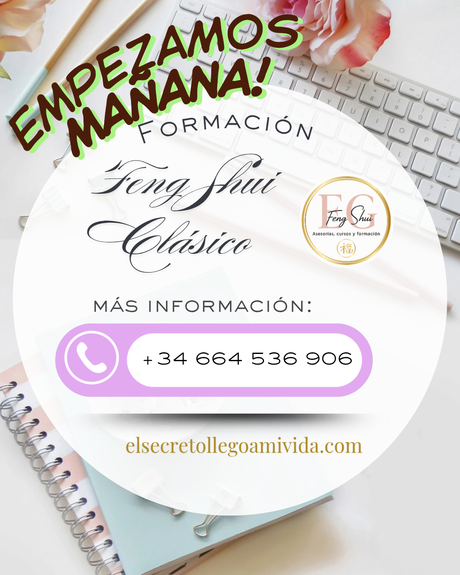 ✨ Empezamos mañana 💕🔸Formación Feng Shui Clásico Estrellas voladoras✨