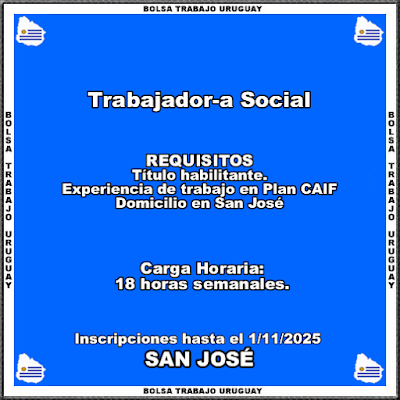 Trabajador-a Social Trabajador-a Social