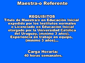 Maestra-o Referente
