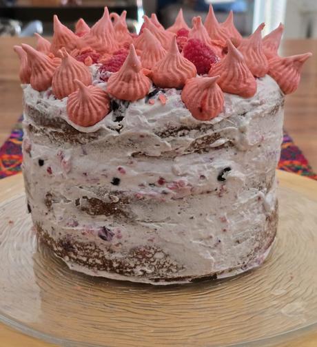 Bizcocho relleno en tres estaciones