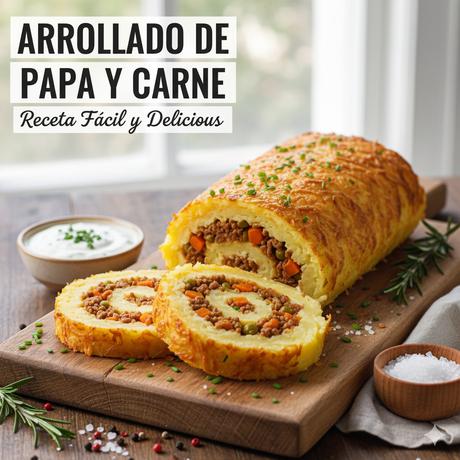 🥔 Arrollado de Papa y Carne: un clásico casero irresistible