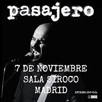 Concierto de Pasajero en la Sala Siroco