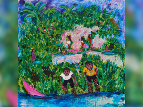 Úrsula Mur gana Concurso Nacional de Pintura del BCRP con una obra sobre la memoria amazónica