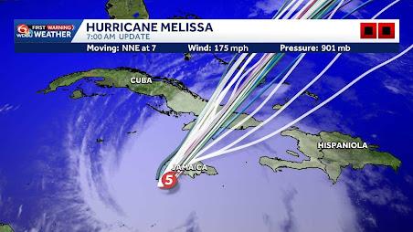 Melissa afectará a Jamaica con vientos de 295 kilómetros por hora.