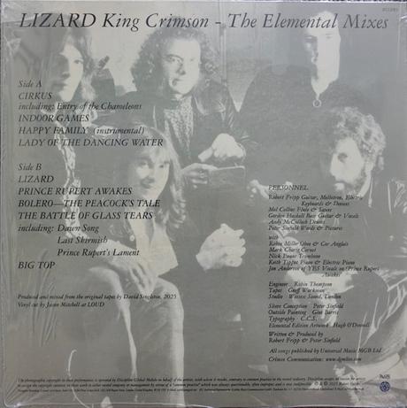 King Crimson - Lizard - Elemental Mix (1970 - 2025)