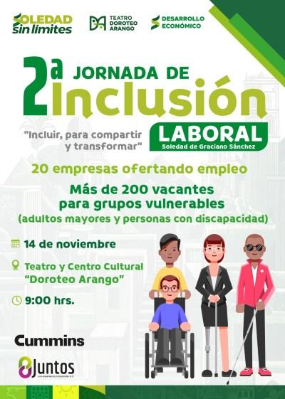 Municipio de Soledad ofertará empleo para personas adultas mayores y con discapacidad Municipio de Soledad ofertará empleo para personas adultas mayores y con discapacidad