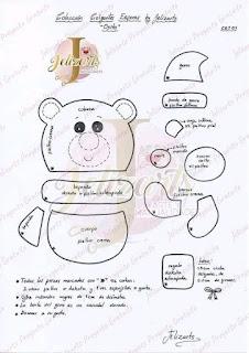 Moldes y tips para hacer adornos navideños en fieltro Moldes y tips para hacer adornos navideños en fieltro