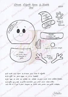 Moldes y tips para hacer adornos navideños en fieltro Moldes y tips para hacer adornos navideños en fieltro