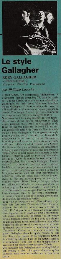 01/10/1978. Crítica a “Photo-Finish”.